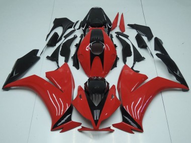 Carenados Moto Honda CBR1000RR 2012-2016 - Rojo Negro No Calcomanías Fábrica