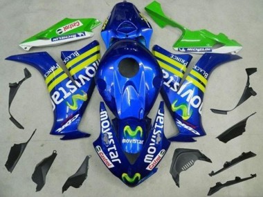 Carenados Moto Honda CBR1000RR 2012-2016 - Azul Amarillo Verde MoviStar Castrol Fábrica