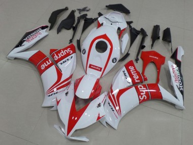 Carenados Moto Honda CBR1000RR 2012-2016 - Blanco Rojo Negro Supreme Fábrica