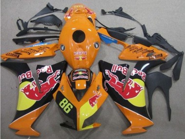 Carenados Moto Honda CBR1000RR 2012-2016 - Naranja Amarillo Negro Brillante Rojo Bull 86 Fábrica