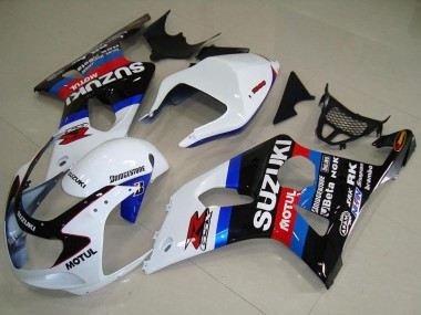 Carenados Moto Suzuki GSXR 1000 2000-2002 - Blanco Azul Negro Rojo Motul Fábrica