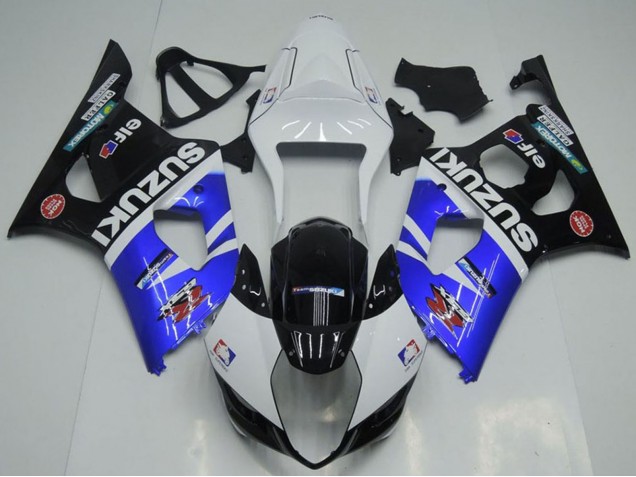 Carenados Moto Suzuki GSXR 1000 2003-2004 - Blanco Azul Negro Rojo Elf Fábrica