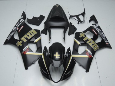 Carenados Moto Suzuki GSXR 1000 2003-2004 - Negro Mate Rizla Fábrica
