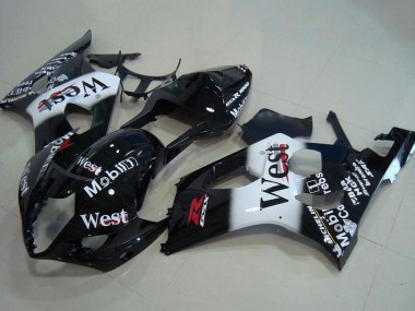 Carenados Moto Suzuki GSXR 1000 2003-2004 - Negro Brillante Blanco West Rojo Fábrica