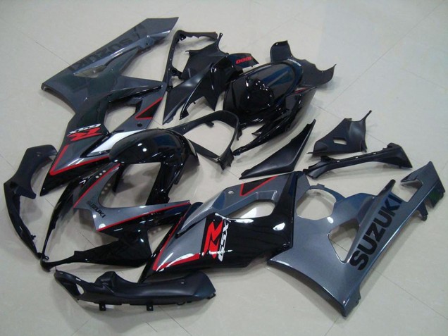 Carenados Moto Suzuki GSXR 1000 2005-2006 - Negro Brillante Negro Mate Rojo Fábrica