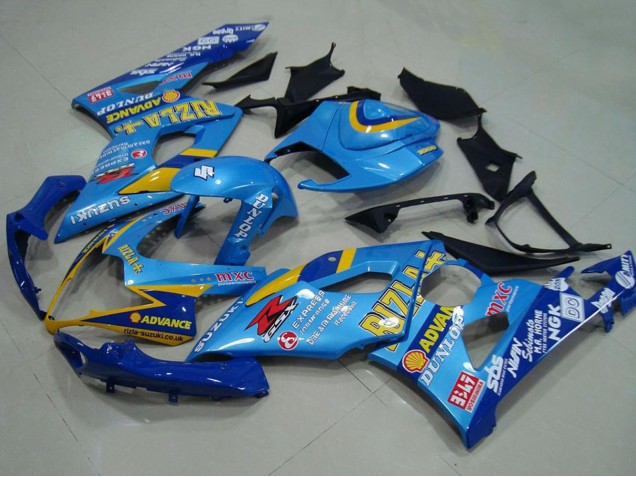 Carenados Moto Suzuki GSXR 1000 2005-2006 - Azul Oro Rizla Fábrica