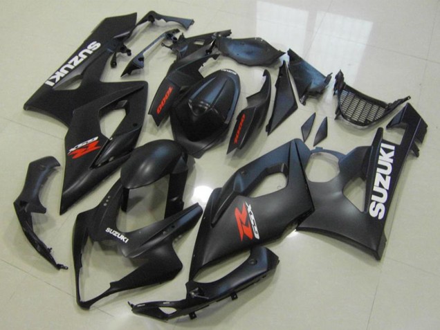 Carenados Moto Suzuki GSXR 1000 2005-2006 - Negro Mate Blanco Rojo Fábrica