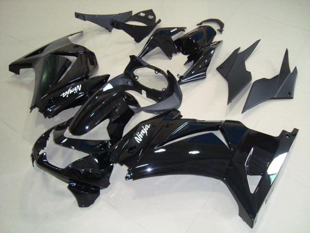 Carenados Moto Kawasaki ZX250R 2008-2012 - Negro Brillante Blanco Ninja Fábrica