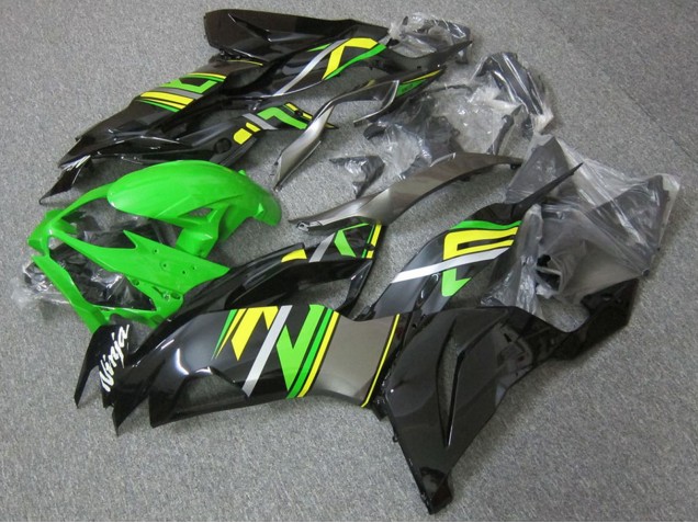 Carenados Moto Kawasaki ZX6R 2019-2022 - Verde Negro Amarillo Fábrica