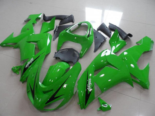 Carenados Moto Kawasaki ZX10R 2006-2007 - Verde Negro Raya Fábrica