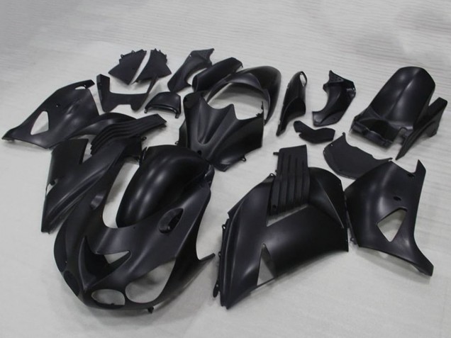 Carenados Moto Kawasaki ZX14R ZZR1400 2006-2011 - Negro Mate Fábrica
