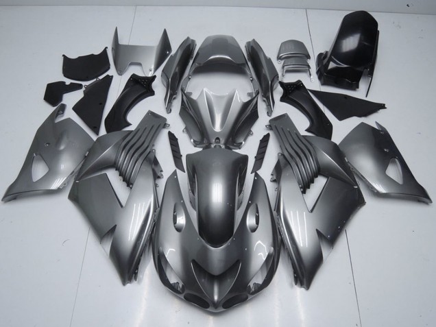 Carenados Moto Kawasaki ZX14R ZZR1400 2006-2011 - Gris Brillante Fábrica