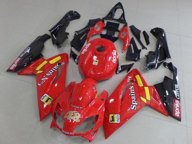 Carenados Moto Aprilia RS125 2006-2011 - Rojo Negro Amarillo Fábrica