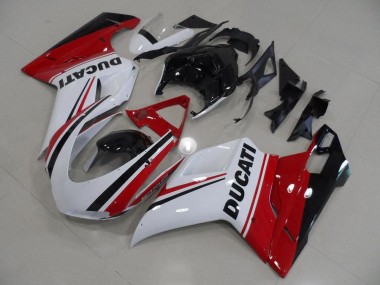 Carenados Moto Ducati 1098 2007-2014 - Blanco Rojo Verde Negro Brillante Fábrica