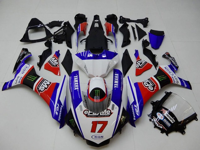 Carenados Moto Yamaha YZF R1 2015-2019 - Blanco Azul Rojo Negro Verde Monstruo Fábrica
