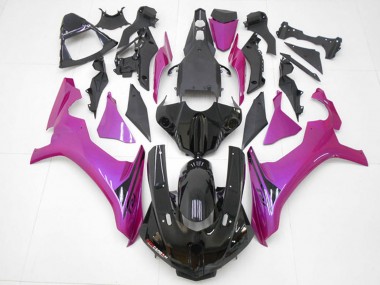 Carenados Moto Yamaha YZF R1 2015-2019 - Negro Brillante Rosa Fábrica
