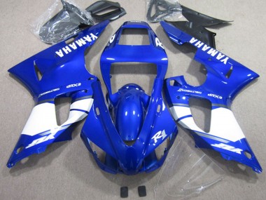 Carenados Moto Yamaha YZF R1 2002-2003 - Azul Blanco Fábrica