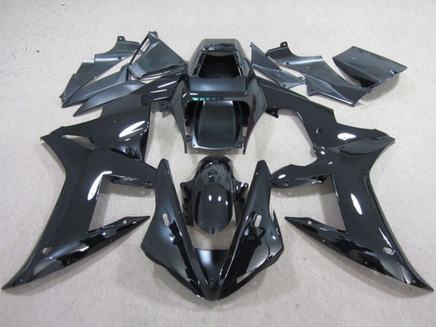 Carenados Moto Yamaha YZF R1 2002-2003 - Negro Brillante Plain Fábrica
