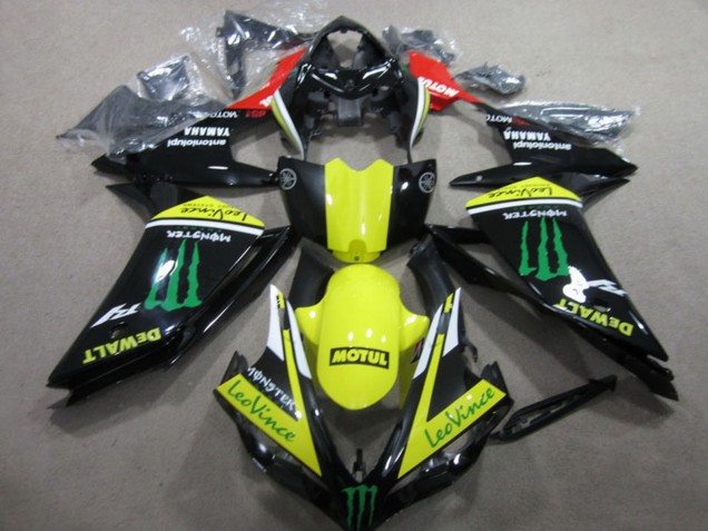 Carenados Moto Yamaha YZF R1 2007-2008 - Rojo Amarillo Negro Verde Monstruo Motul Leovince Fábrica
