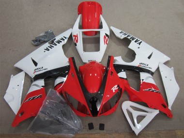 Carenado Moto Yamaha YZF R1 2009-2011 - Blanco Rojo Negro Fábrica