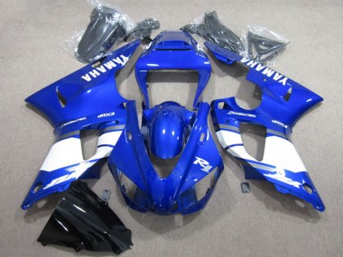 Carenado Moto Yamaha YZF R1 2009-2011 - Azul Blanco Fábrica