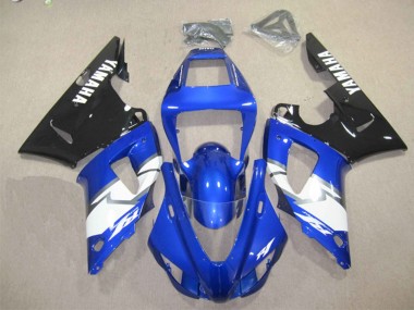 Kits Carenado Moto Yamaha YZF R1 2012-2014 - Azul Blanco Negro Brillante Fábrica