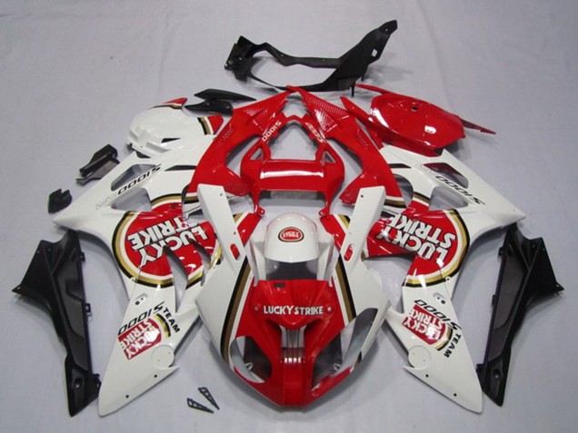 Carenados Moto BMW S1000RR 2009-2014 - Blanco Rojo Lucky Strike Fábrica