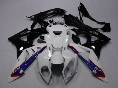Carenados Moto BMW S1000RR 2009-2014 - Blanco Azul Negro Brillante Fábrica