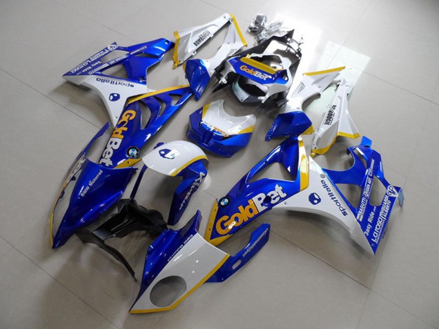 Carenados Moto BMW S1000RR 2009-2014 - Blanco Amarillo Azul OroBet Fábrica