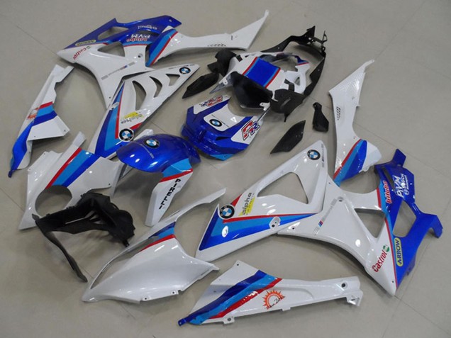 Carenados Moto BMW S1000RR 2009-2014 - Blanco Rojo Azul Castrol Pirelli Fábrica