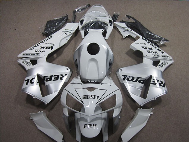 Carenados Moto Honda CBR600RR 2005-2006 - Blanco Negro Repsol Fábrica