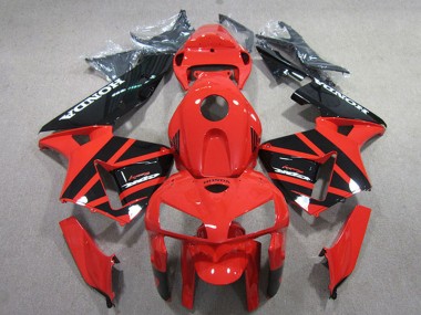 Kits Carenados Moto Honda CBR600RR 2005-2006 - Rojo Negro Fábrica