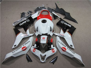 Carenados Moto Honda CBR600RR 2007-2008 - Blanco Rojo Negro Brillante Konica Minolta MAPEI Fábrica