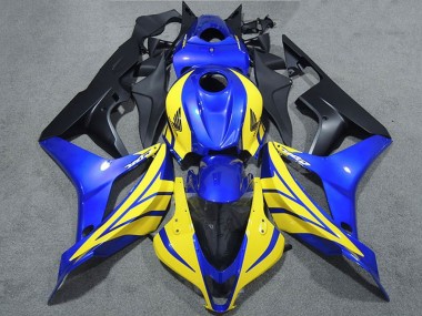 Carenados Moto Honda CBR600RR 2007-2008 - Azul Amarillo Negro Mate Fábrica