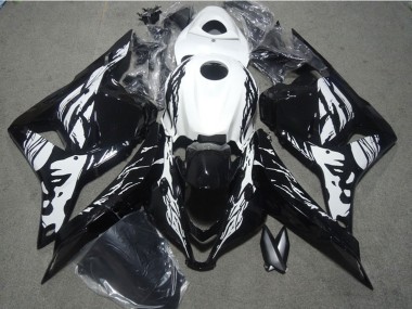 Carenado Moto Honda CBR600RR 2009-2012 - Blanco Negro Brillante Fábrica