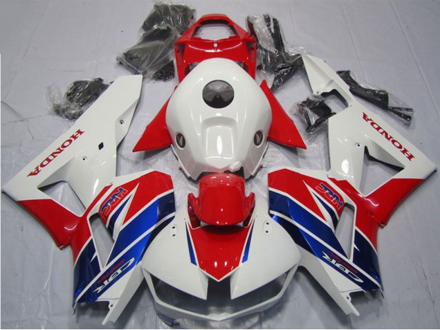 Carenado Moto Honda CBR600RR 2013-2023 - Blanco Rojo Azul HRC Fábrica