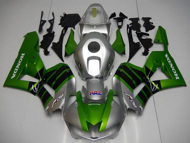 Carenados Moto Honda CBR1000RR 2012-2016 - Plata Verde Negro Brillante HRC Fábrica