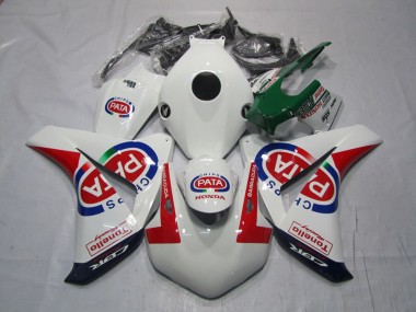 Carenados Moto Honda CBR1000RR 2008-2011 - Blanco Rojo Azul Pata Fábrica