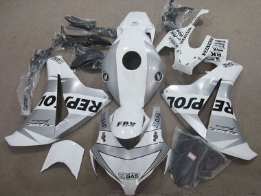 Carenado Moto Honda CBR1000RR 2008-2011 - Blanco Plata Negro Repsol Fábrica