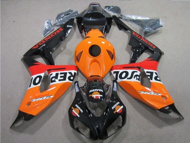 Carenado Moto Honda CBR1000RR 2006-2007 - Naranja Blanco Rojo Negro Brillante Repsol Fábrica