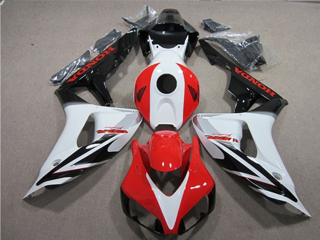 Carenados Moto Honda CBR1000RR 2006-2007 - Blanco Rojo Negro Brillante Fireblade Fábrica