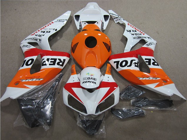 Carenados Moto Honda CBR1000RR 2006-2007 - Blanco Naranja Rojo Negro Repsol Fábrica