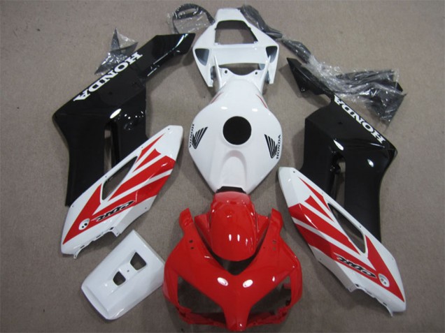 Kits Carenado Moto Honda CBR1000RR 2004-2005 - Blanco Rojo Negro Brillante Fábrica