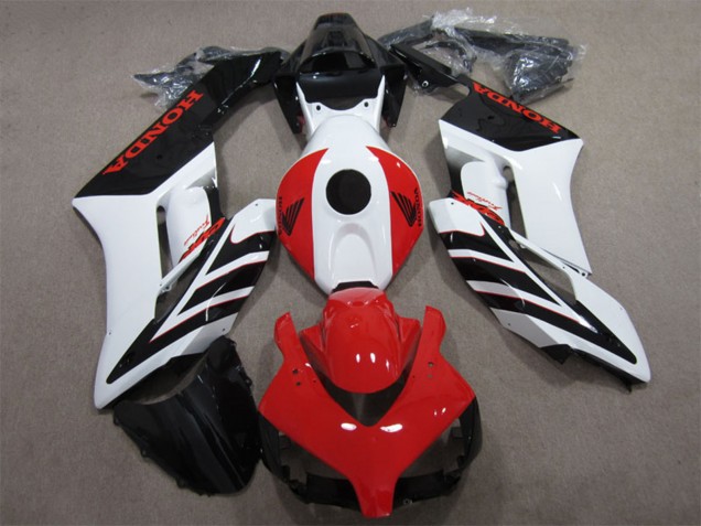 Carenado Moto Honda CBR1000RR 2004-2005 - Blanco Rojo Negro Brillante Fábrica