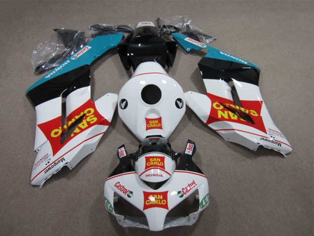 Carenados Moto Honda CBR1000RR 2004-2005 - Blanco Rojo Azul Negro Brillante Amarillo San Carlo Castrol Fábrica