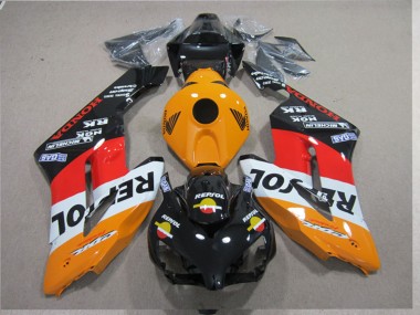 Kits Carenados Moto Honda CBR1000RR 2004-2005 - Naranja Blanco Rojo Negro Brillante Repsol Fábrica