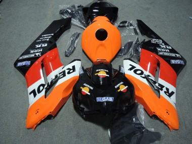Kits Carenado ABS Honda CBR1000RR 2004-2005 - Naranja Blanco Rojo Negro Brillante Repsol Fábrica
