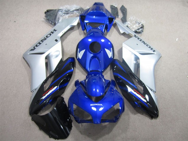 Carenado Moto Honda CBR1000RR 2004-2005 - Plata Azul Negro Brillante Fábrica