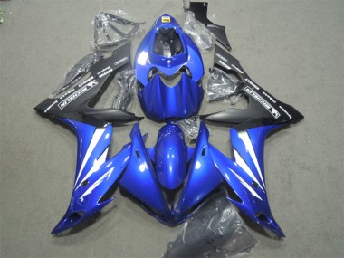 Carenados Moto Honda CBR1000RR 2004-2005 - Azul Blanco Negro Mate Fábrica
