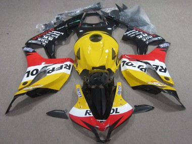 Carenados Moto Honda CBR1000RR 2004-2005 - Amarillo Blanco Rojo Negro Brillante Repsol Fábrica